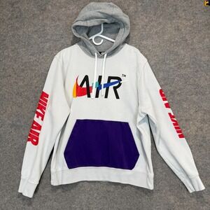 Air Nike x Playsation Hoodie Sweatshirt Mens Large Rare Graphic Sony Logo Y2K